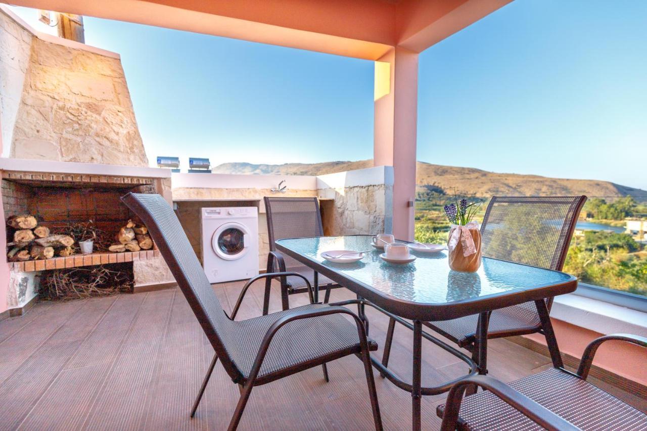 Georgioupoli Studio 2 With A Pool And Lake Views Dış mekan fotoğraf